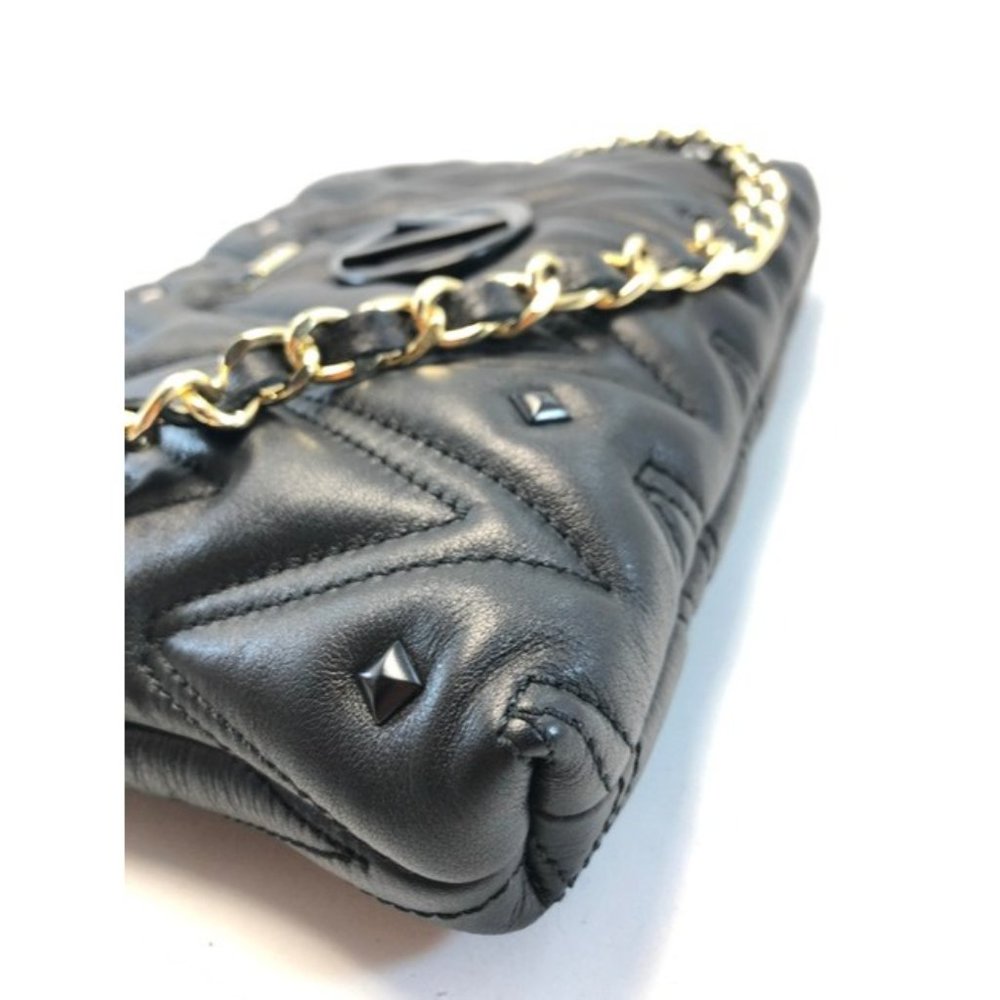 Mario Valentino Crossbody Vanille Black Leather Shoulder Bag - Picture 6 of 11